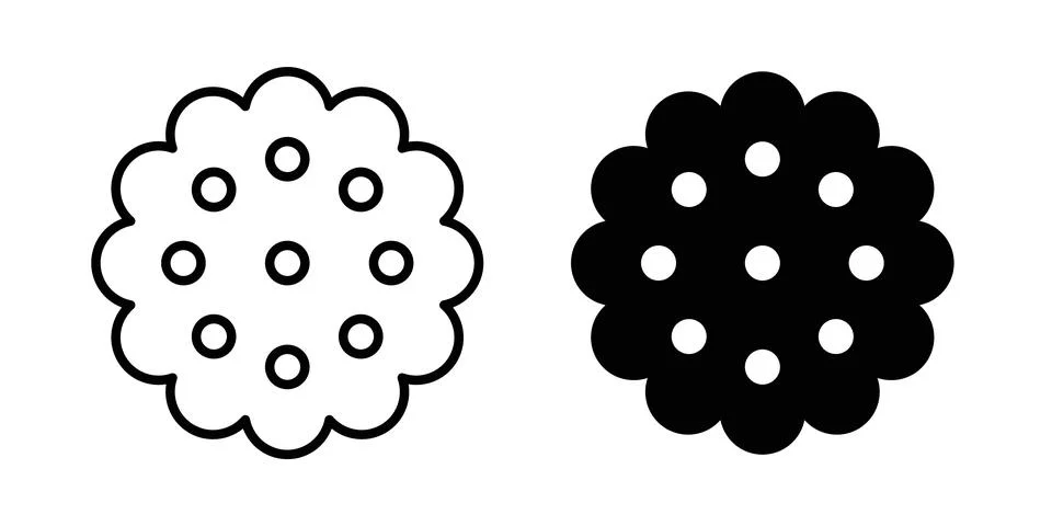 Crackers icon graphic design. web icons vectors Stock Illustration