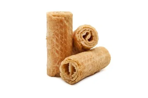 Crackers  isolated on white Stock Photos