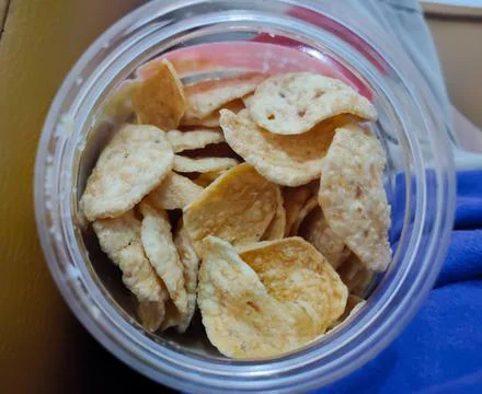 Crackers on the jar Stock Photos