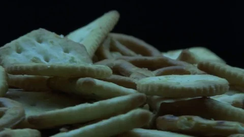 Crackers mix Stock Footage 79915719