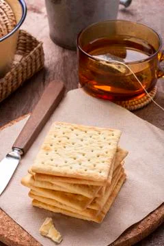 Crackers Foto stock