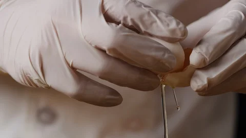 Cracking egg into bowl macro shot, preparing ingredients for Tar Tar Stock Footage 128487837