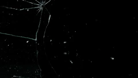 Cracking Glass Breaks  2025 Stock Footage 321444968