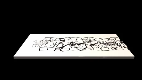 Cracking ground side1 Video stock 342143087