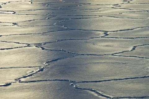 Cracking ice Stock Photos