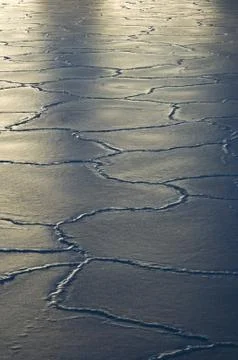 Cracking ice Stock Photos