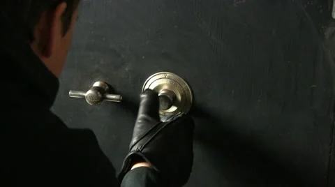 Cracking the safe; 7 Stock Footage 10774326