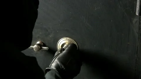 Cracking the safe; 8 Stock Footage 10774339
