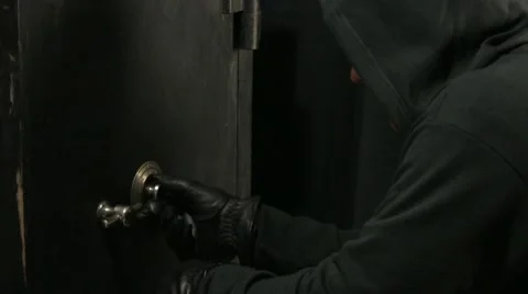Cracking the safe; 9 Stock Footage 10774332