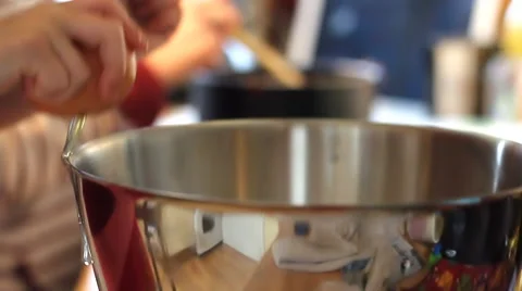 Cracking some eggs Stock Footage 46721983