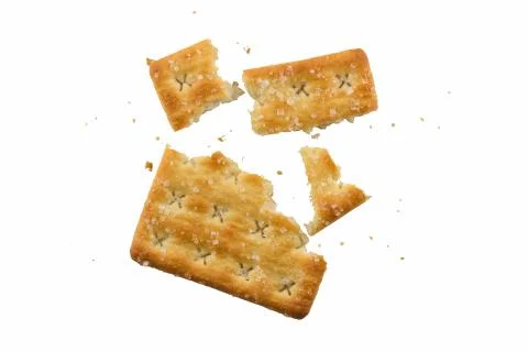 Cracking sweet cracker Stock Photos