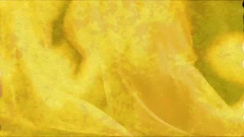 Crackling fire flames on old tv screen retro yellow grunge animation background Stock Footage 296567939