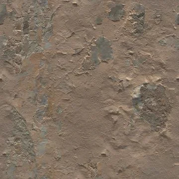 Crackling paint on the plastered wall. The background of an old wall with Stock Illustration