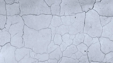 Crackling the wall of an abandoned building Stock Footage 124258345