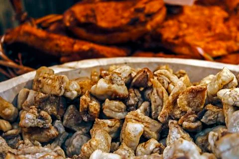 Cracklings 3 Stock Photos