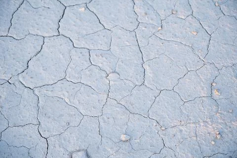 Cracks in clay soil Fotos de archivo