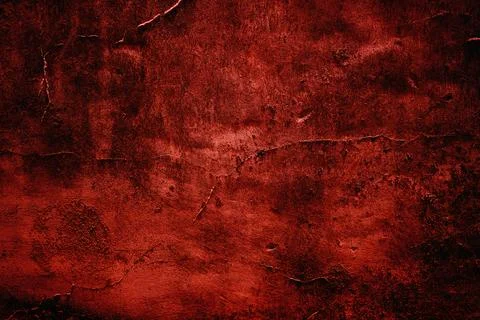 Cracks in a Decayed Dark Wall with Distressed Texture, Dark Horror Texture Foto stock