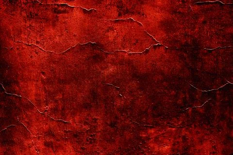 Cracks in a Decayed Dark Wall with Distressed Texture, Dark Horror Texture Foto stock
