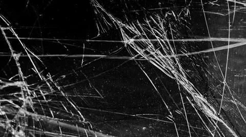 Cracks on glass Stock Photos
