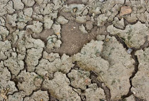 Cracks in the ground Stock Photos