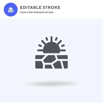 Cracks icon vector, filled flat sign, solid pictogram isolated on white, logo Stock Illustration