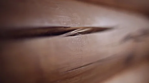 The cracks on the logs Stock Footage 61805554