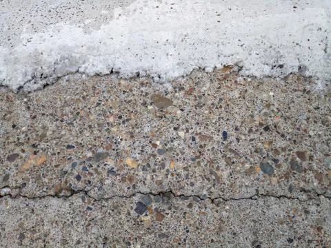 Cracks on old concrete surface Stock Photos