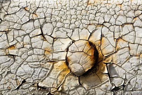 Cracks on old varnish Stock Photos