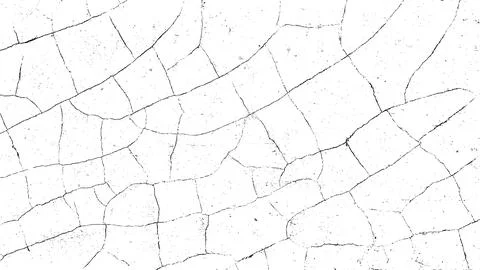 Cracks overlay texture Stockillustratie