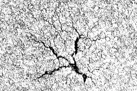 Cracks overlay texture Stock Illustration