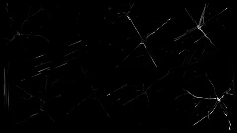 Cracks peeling varnish and worn scratches on a black background. Retro damaged Видео 339022007