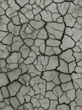 Cracks in the soil Stock Photos