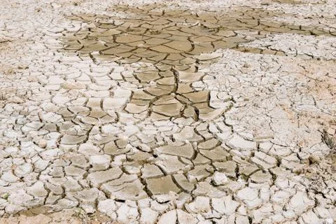 Cracks soil texture Stock-Fotos