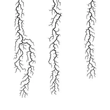 Cracks templates - vector illustration Stock Illustration