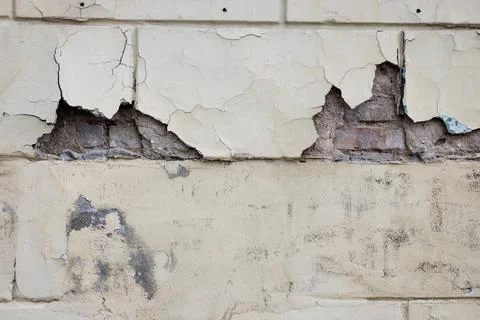 Cracks on the wall Stock Photos