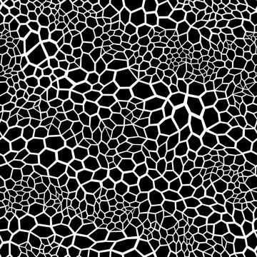 Cracks wall vector seamless pattern. Grunge urban graphic repeatable backdrop Stock Illustration