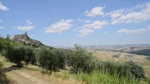 Craco Basilicata 2 Stock Footage 272603982