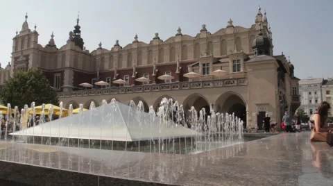 Cracow Old Town Video stock 67625991