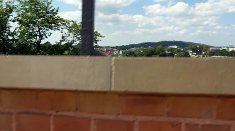 Cracow View Vistula River 4k Stock Footage 47869680