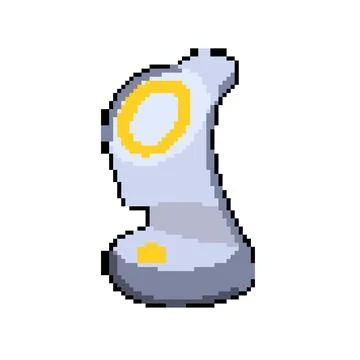 Cradle charging stand wireless pixel art vector illustration Stock Illustration