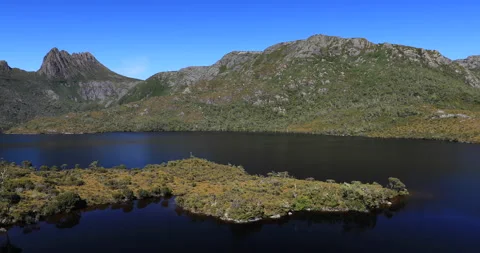 Cradle Mountain-Lake St Clair National Park at early morning, Tasmania Australia Stock Footage 161525498