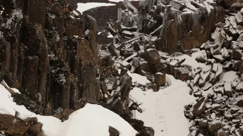 Cradle Mountain Summit Hike Stock Footage 71694096