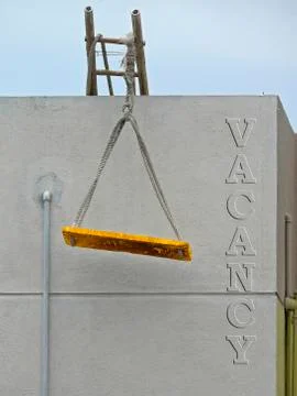 Cradle of a painter, vacancy concept Stock Photos