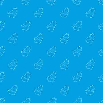 Cradle pattern vector seamless blue Illustrazione stock