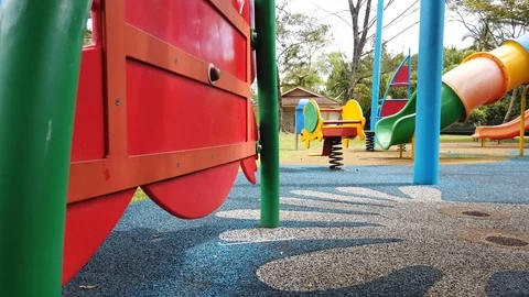 Cradle playground Stock Footage 101159457