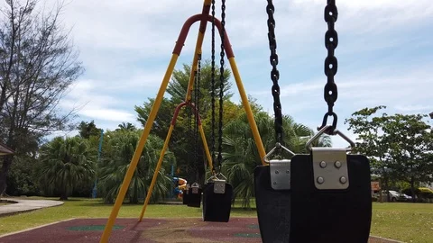 Cradle playground Stock Footage 101161397