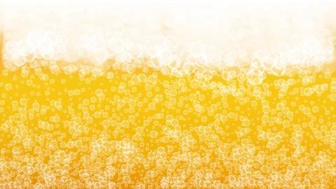 Craft beer background. Lager splash. Oktoberfest foam. Stock Illustration