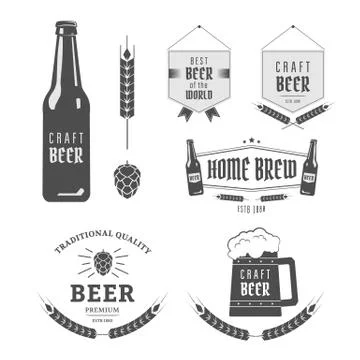 Craft beer Stock Illustration