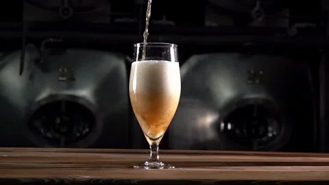 Craft Beer Pour in High Speed at 1000 Fps Shows Brewing Process in Action With Stock Footage 324832121