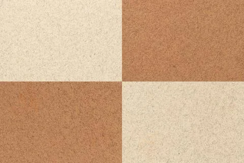 Craft beige and brown paper background with cells pattern. Vintage cardboard. Stock Illustration